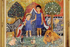 笠原裕子　油彩画 「メモリーズ」