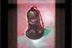 高須悦子　油彩画 「鈴4」